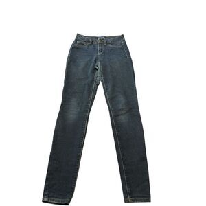 Blue Spice Dark Wash Blue Stretch Denim Skinny Jeans Junior's Size 0